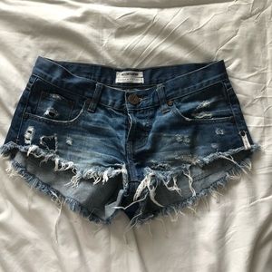 One x Oneteaspoon shorts